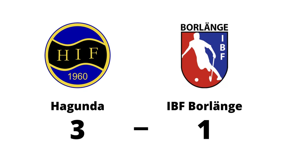 Hagunda IF vann mot IBF Borlänge