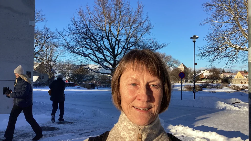 Karin Bengtsson är växtekolog vid Campus Gotland. Hon älskar Gotlandssolvändan.