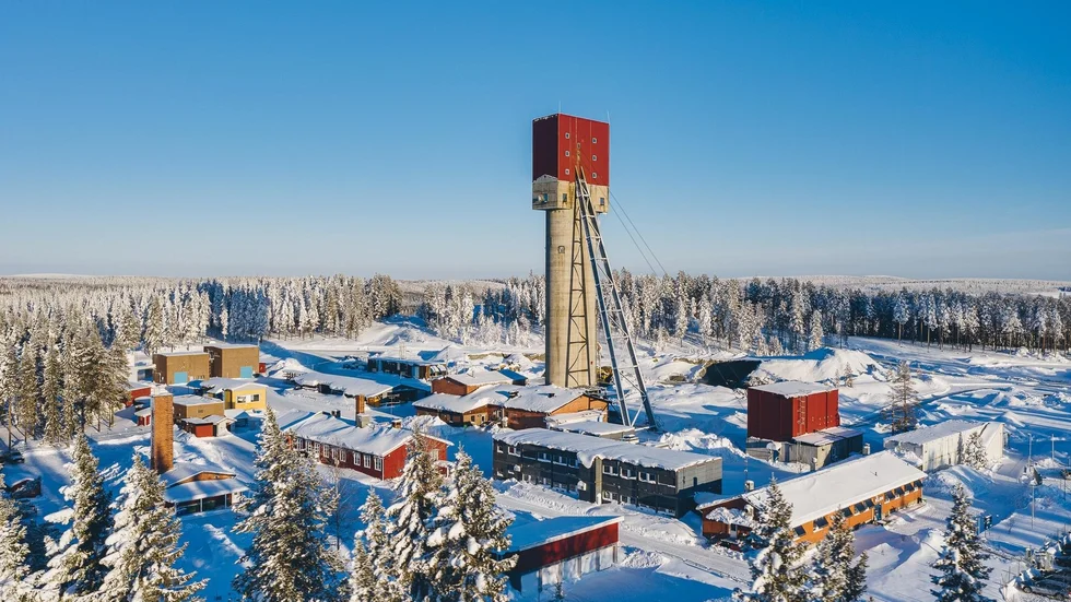 En man skadades i en olycka på Renströmsgruvan under onsdagen.