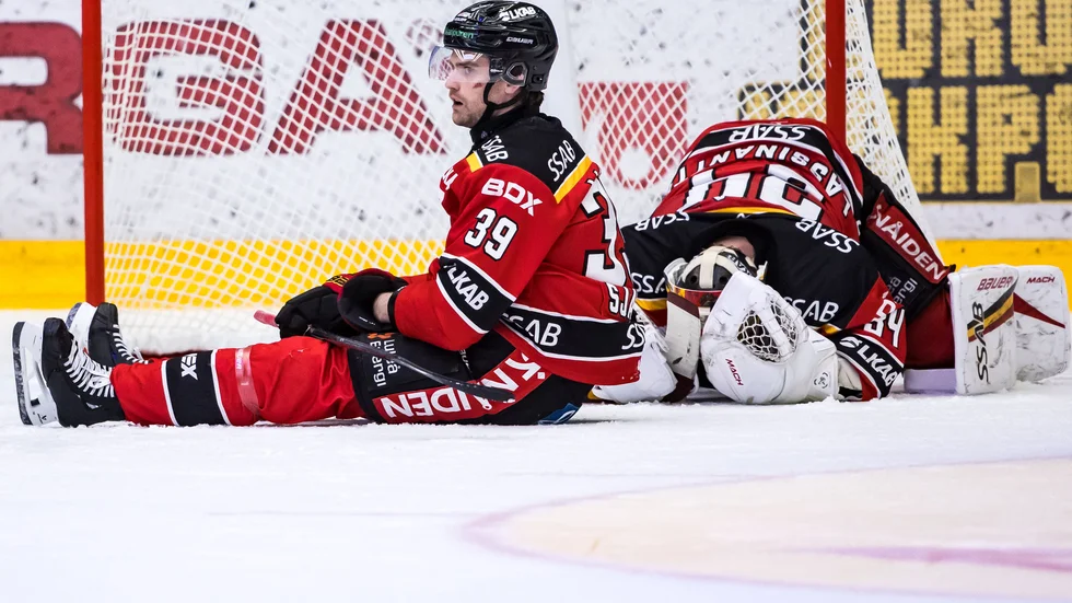 Det var ett deppigt Luleå Hockey som förlorade matchen efter Leksands sista mål som kom med fem sekunder kvar av matchen.