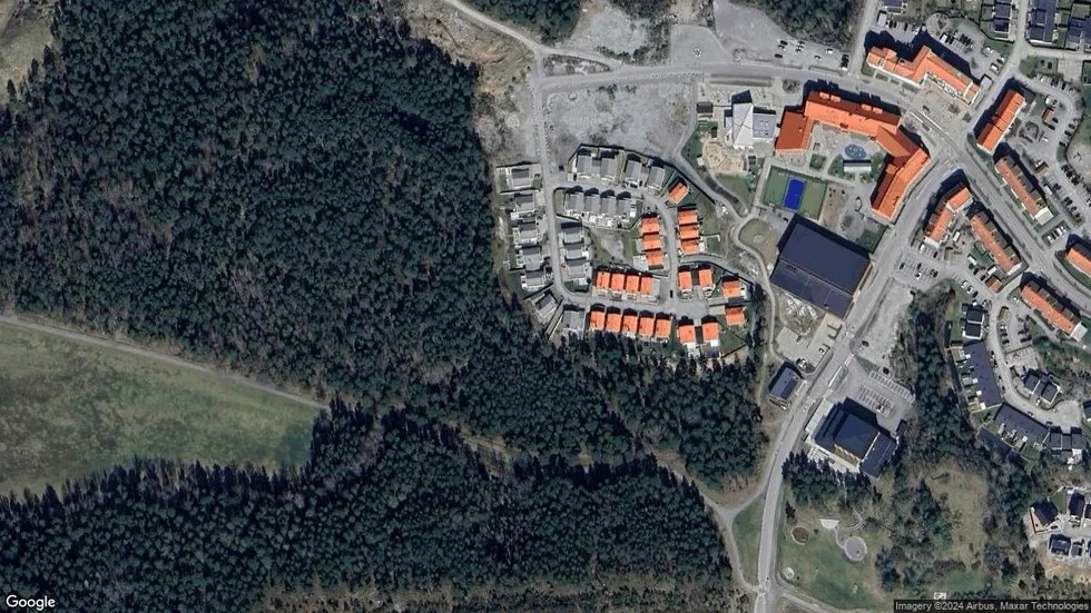 Området kring Kaprifolvägen 16