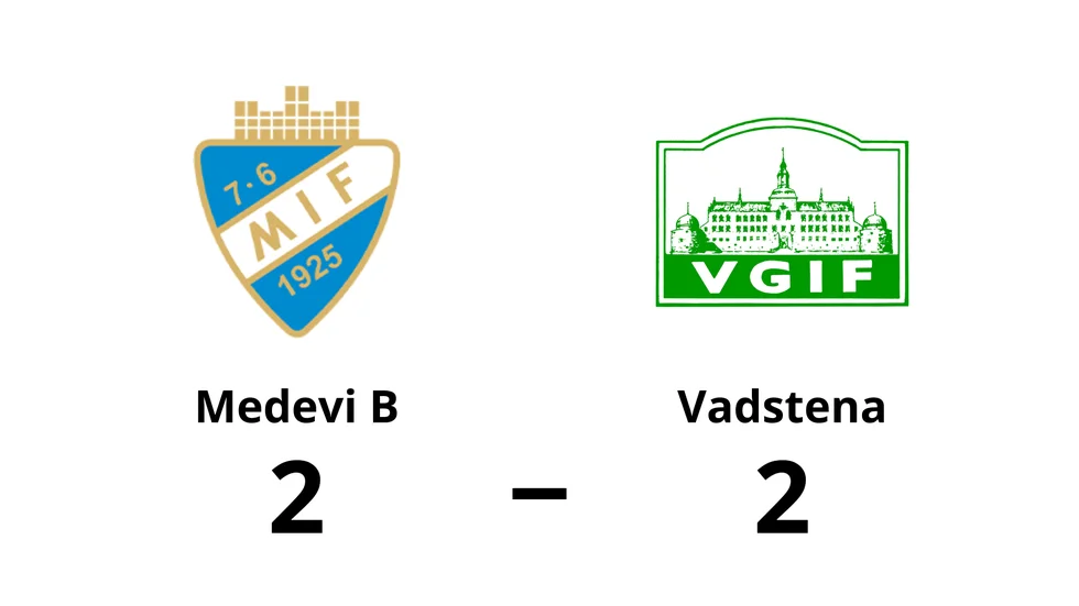 Medevi IF B spelade lika mot Vadstena