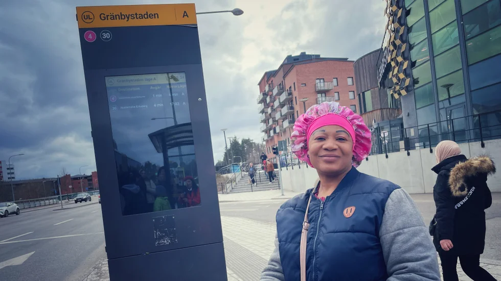 Maria Eshiebor älskar Normal, men även Åhléns och H&M när det är rea. Hon saknar dock Burger King. 