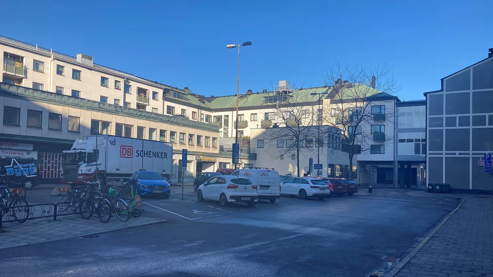 Kungsplan i centrala Eskilstuna.