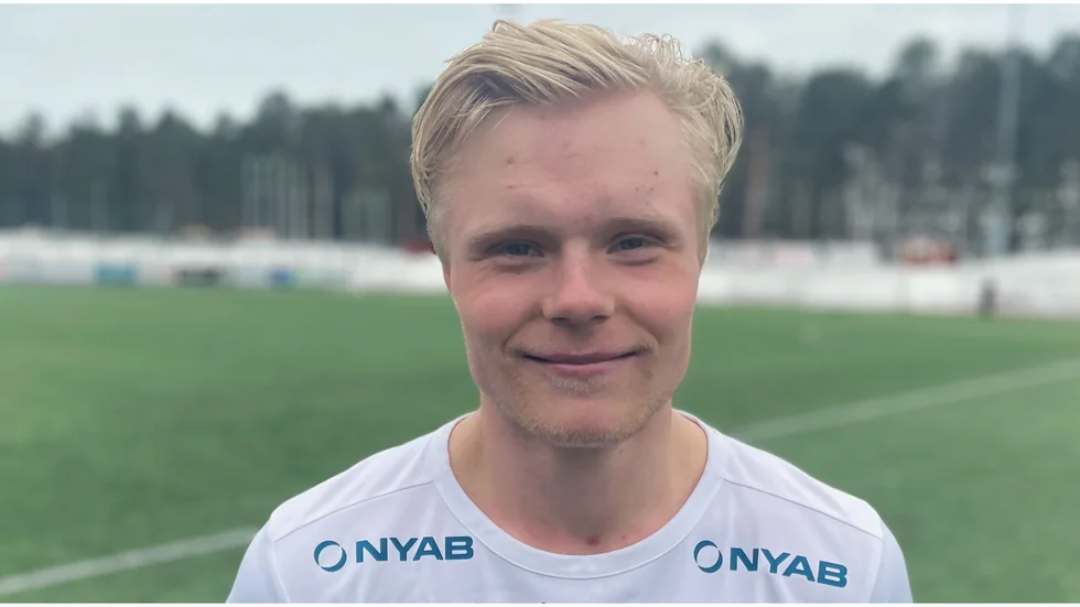William Nordell låg bakom IFK Luleås upphämtning mot Östersund. 
