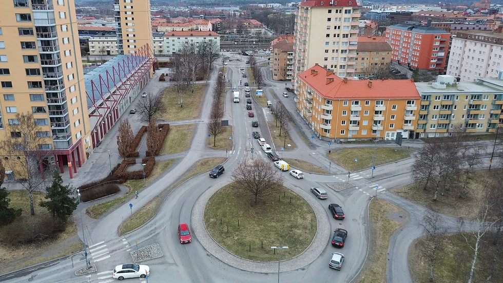 Bilköer på Krongatan i Eskilstuna.