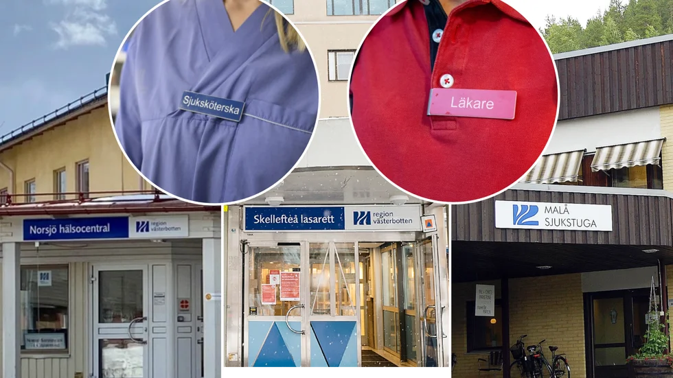 Det behövs mer personal till vården i hela Västerbottens län.