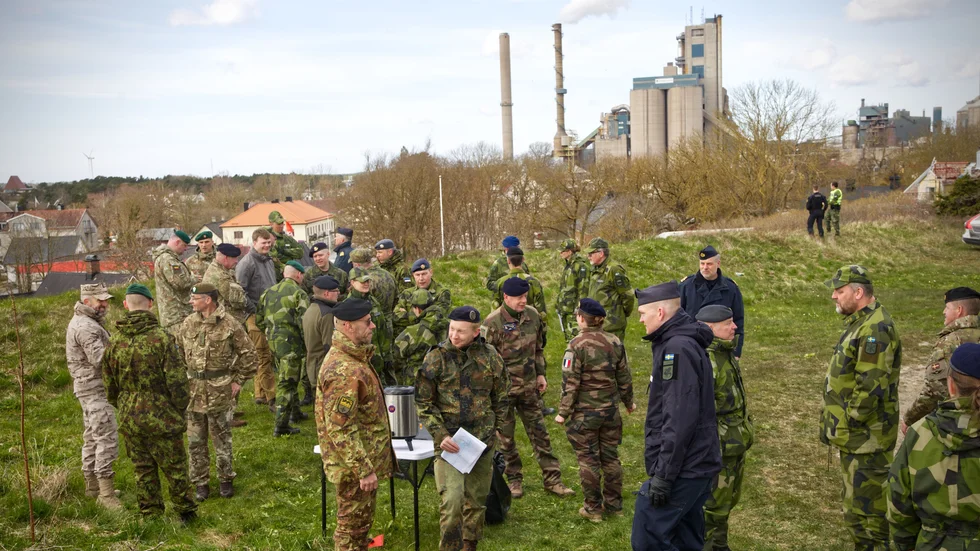 NATO-besök på Gotland.