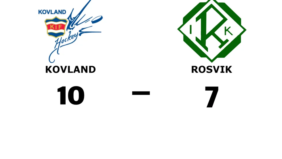 Kovland vann mot Rosvik IK