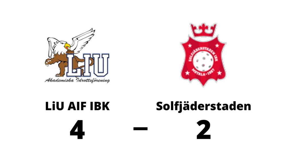 LiU AIF IBK vann mot Solfjäderstadens IBK