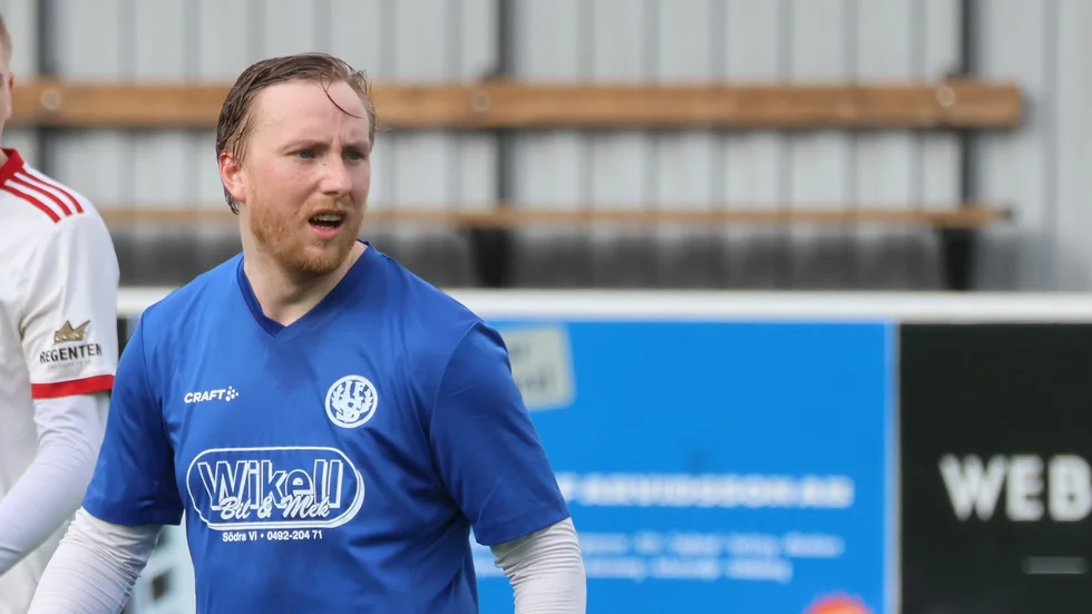Jesper Wessman satte det snygga och ack så viktiga 1-0-målet mot Tjust. 