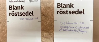 Slutresultatet: Så många röstade ja, nej och blankt
