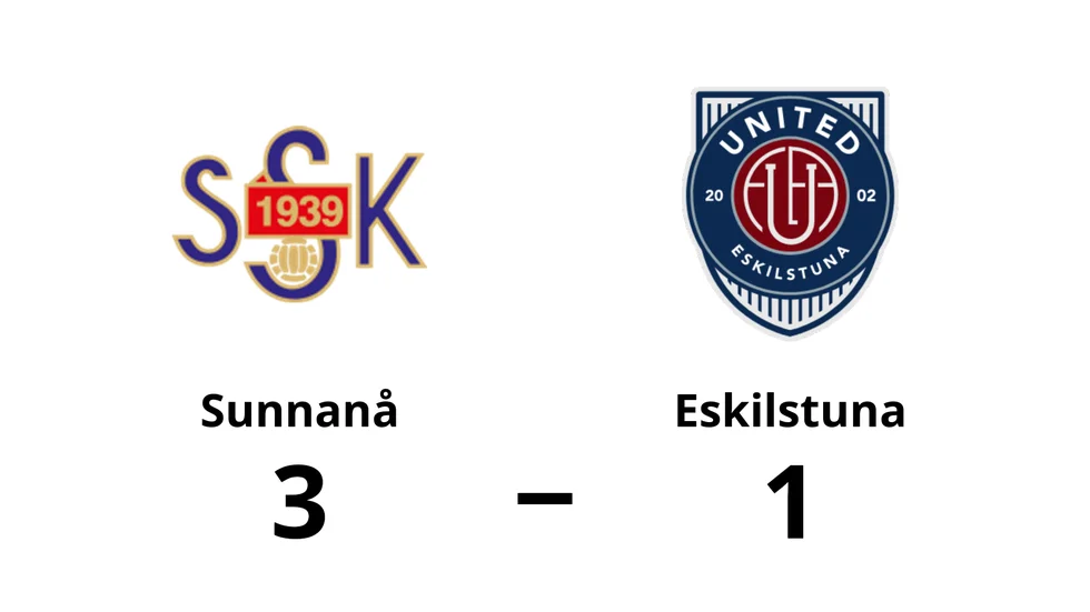 Sunnanå vann mot Eskilstuna United DFF
