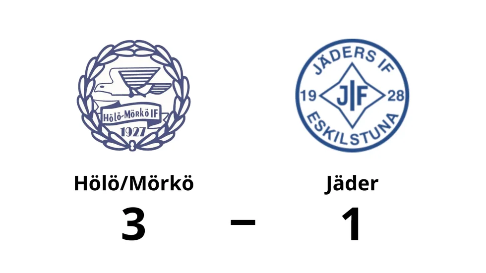 Hölö-Mörkö IF vann mot Jäders IF