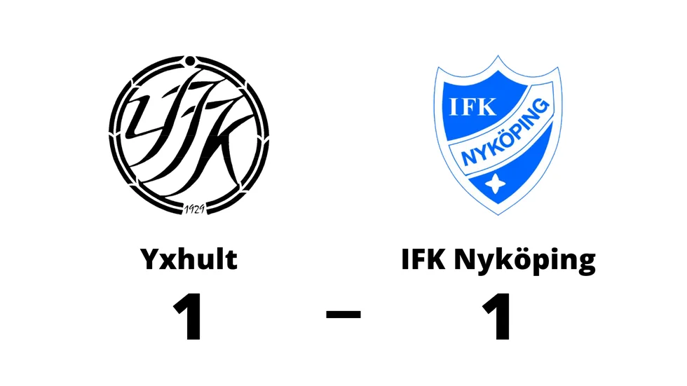 Yxhults IK spelade lika mot IFK Nyköping