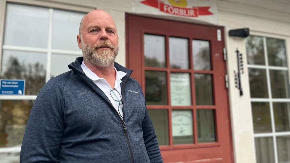Ordförande Jörgen Uusijärvi är bedrövad över beskedet som man tvingas lämna. 