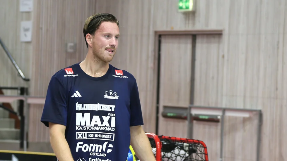 Hannes Karlsson lämnar Visby IBK. 