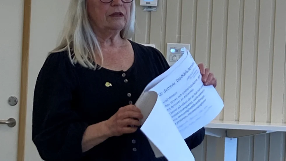 Anna-Carin Asp föreläste.