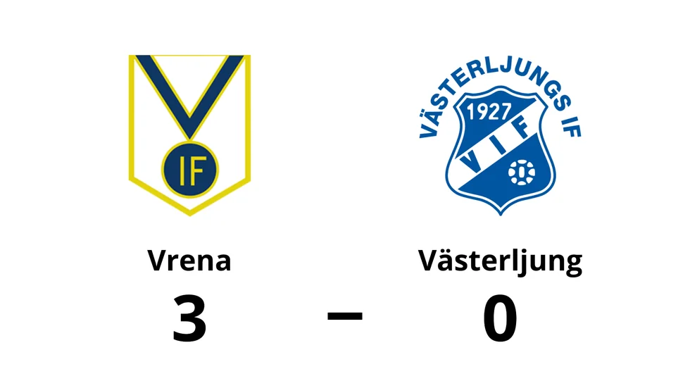 Vrena IF vann mot Västerljungs IF