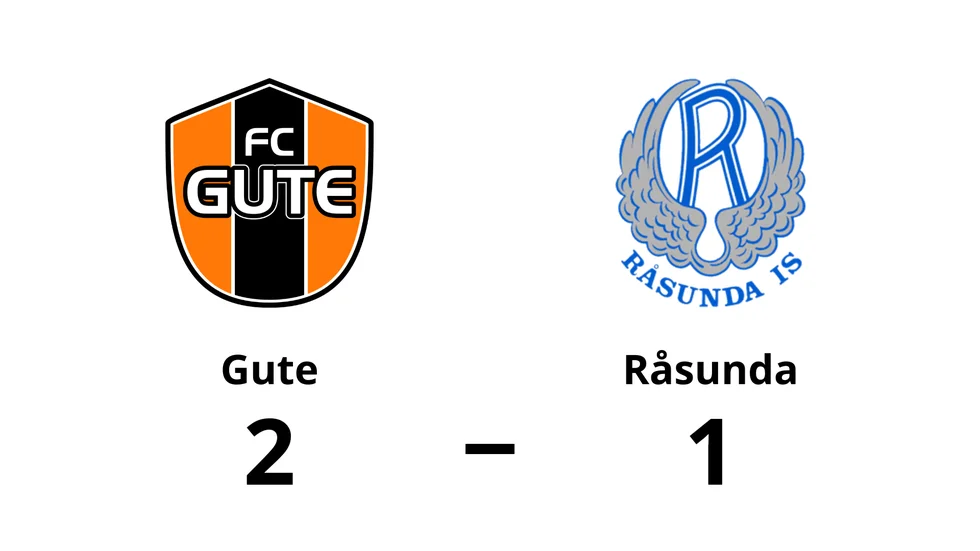 FC Gute vann mot Råsunda IS