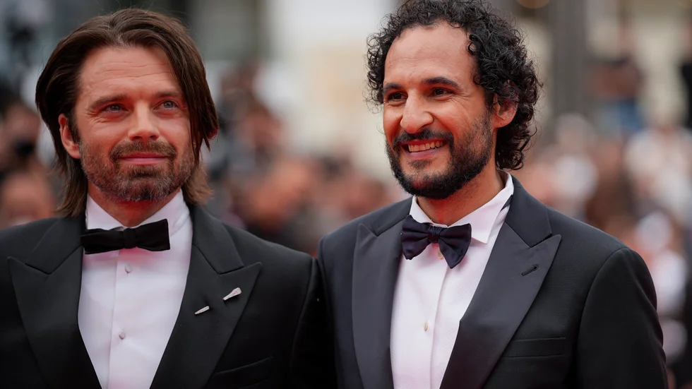 Ali Abbasi, till höger, har retat upp Donald Trump med sin film om politikern på filmfestivalen i Cannes.
