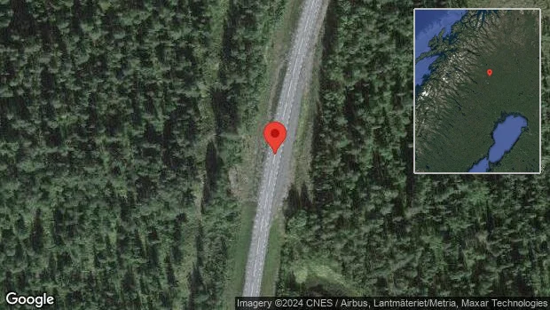 Störningar på E10 på grund av singelolycka med en lastbil. 