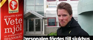 Beskedet: Vetemjöl i kuvertet