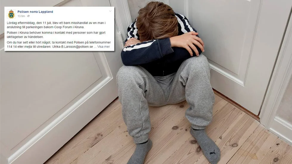 MISSHANDEL. Antalet fall av barnmisshandel ökar på sommaren, tror Lisa Sköld. chef på Barnombudsmannen. ­Kirunapolisen vill ha fler uppgifter kring ett misstänkt fall (bilden är ett montage).