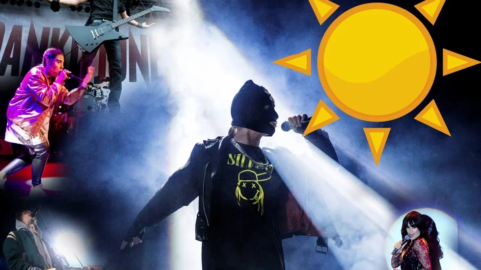 Från vänster: Danko Jones (Kirunafestivalen), Maxida Märak (Luleå Pride och Musikens Makt), Hurula (Musikens Makt), Silvana Imam (Musikens Makt) och Jill Johnson (Luleå Hamnfestival) är några av artisterna som förgyller musiksommaren i Norrbotten. Duo Nöje har sammanställt festivalerna och rankat dem – så här långt in i processen.