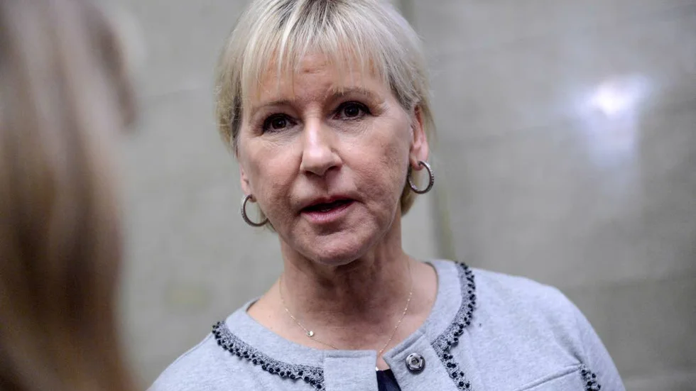 Erkännandet. 30/10; utrikesminister Margot Wallström (S) meddelar att regeringen beslutat att erkänna staten Palestina.