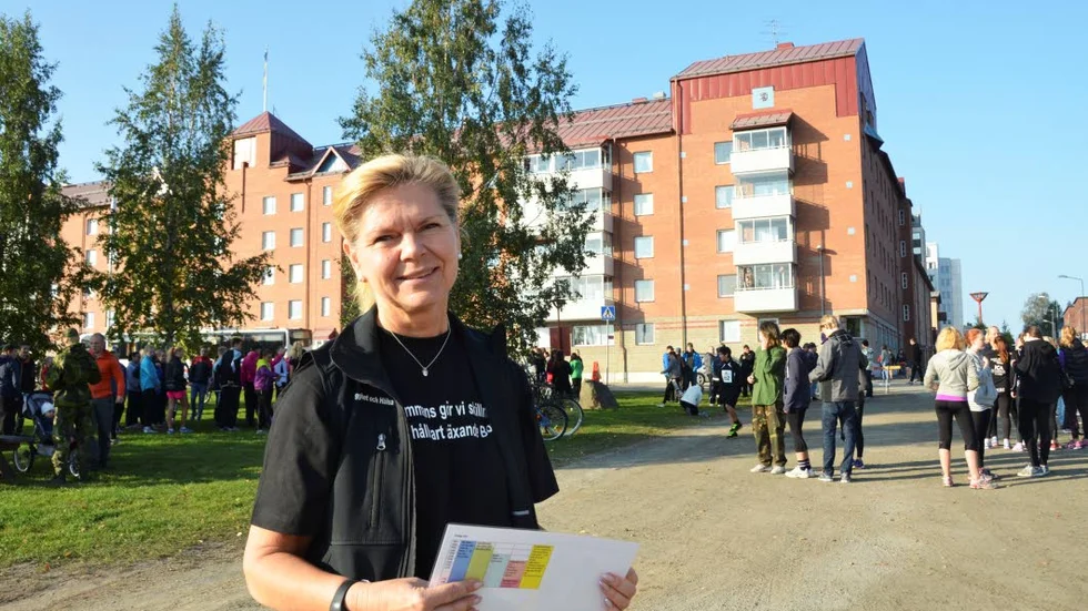 HOPPAS PÅ STORT DELTAGANDE. Ansvarig för Hela Boden i rörelse Lotta Nyström är förväntansfull inför loppet.