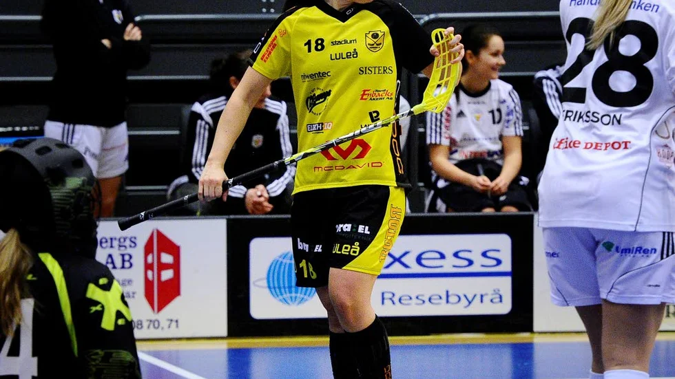 Ilsken. Erika Palmeby, som gjorde ett vackert solomål i boxplay, är arg efter förlusten.