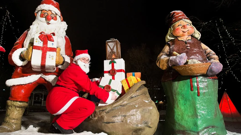 Tunga lyft. Att tänka på för total tomtenärvaro: "Man måste tänka som en tomte, gå som en tomte, och lyfta med med knäna."