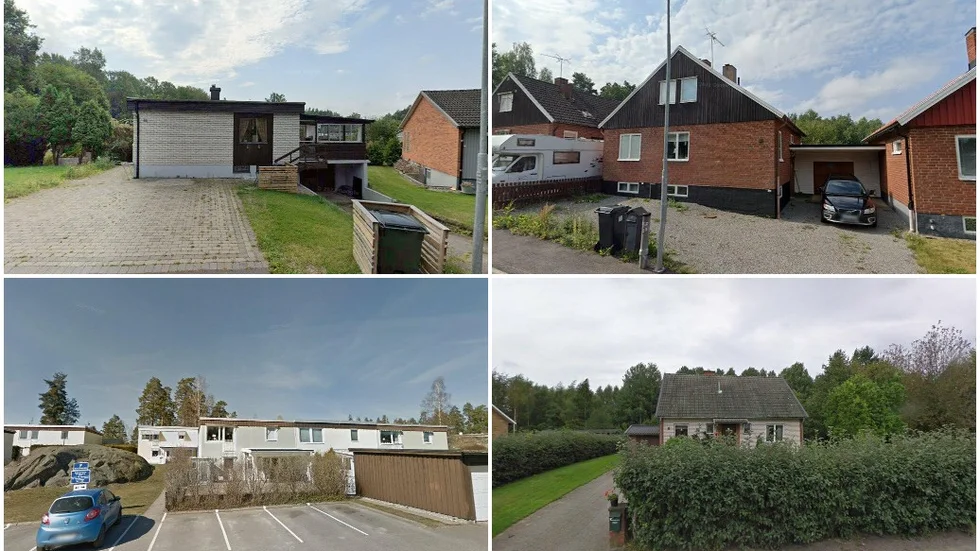 Skördevägen 10, Klövervägen 13, Tallvägen 8C och Degelvägen 15