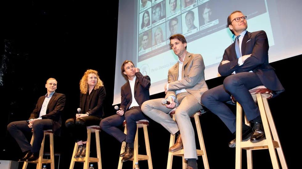INSPIRATÖRER. Prins Daniels Fellowship består av Henrik Blycker, Oxeon, Mai-Li Hammargren, Mutewatch, Karl-Johan Persson, H&M och Johan Skarborg, Academic Work.