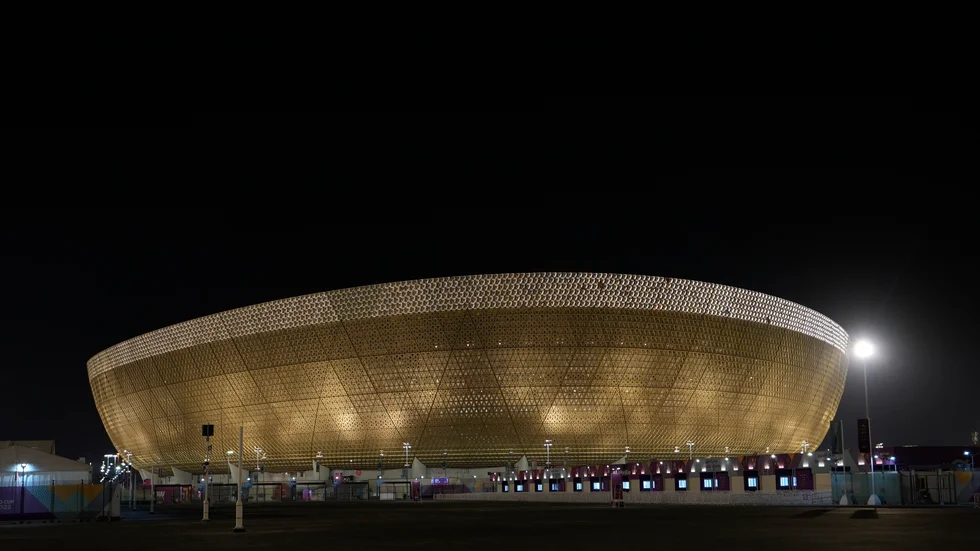 Lusail-stadion i Doha, Qatar. Arkivbild.