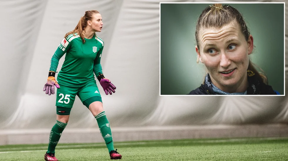Samantha Leshnak Murphy vet inte om hon får starta i seriepremiären mot Rosengård, men när hon skrev på för PIF var hennes målsättning att bli förstamålvakt. (Arkivbild)