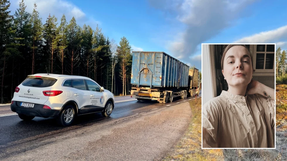 Ingrid Wenell har tröttnat på att vissa kör som galningar på riksväg 56. Fordonen på bilden har inget samband med artikeln. 