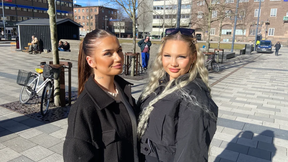 Emma Bergström och Maja Åhlander säger att det är vanligt att folk använder filter och redigerar bilder.