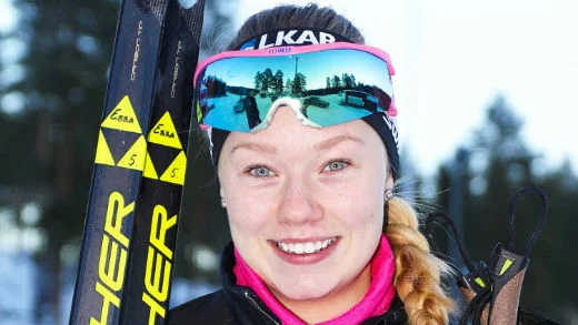 Ebba Larsson. Nu är hon uttagen till juniorlandskampen.?Foto: Anders Hjortenklev