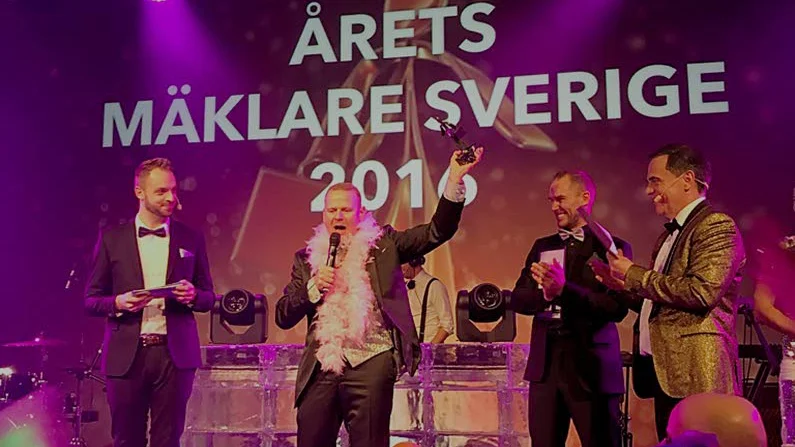 STORT. Peder Ledin, Fastighetsbyrån i Boden, utsågs i helgen till Årets mäklare i Sverige 2016.