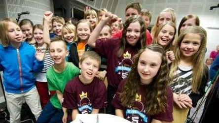 Hemängsskolans femteklassare i Södra Sunderbyn vann länsfinalen i "Vi i femman".