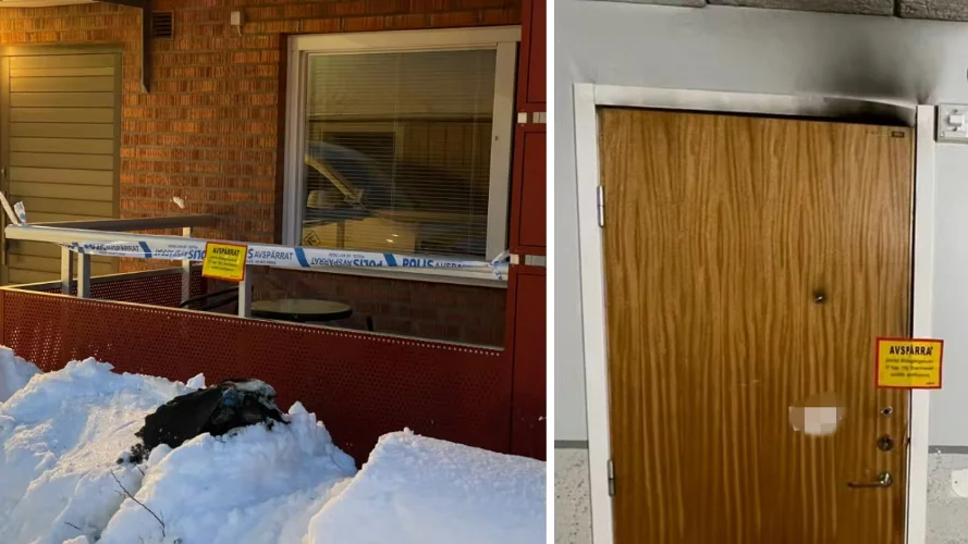 Lägenhetsbrand, Umeå.
