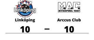 Oavgjort för Arccus Club borta mot Linköping