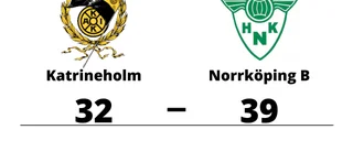 Förlust för Katrineholm hemma mot Norrköping B