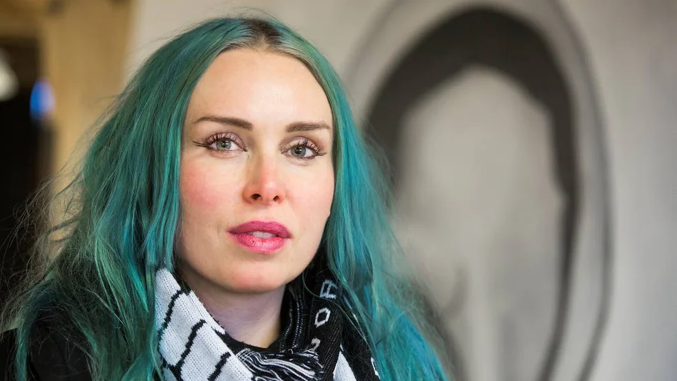 ”Grafitta sker i dialog med samhället och det är jag mera intresserad av”, säger Carolina Falkholt.