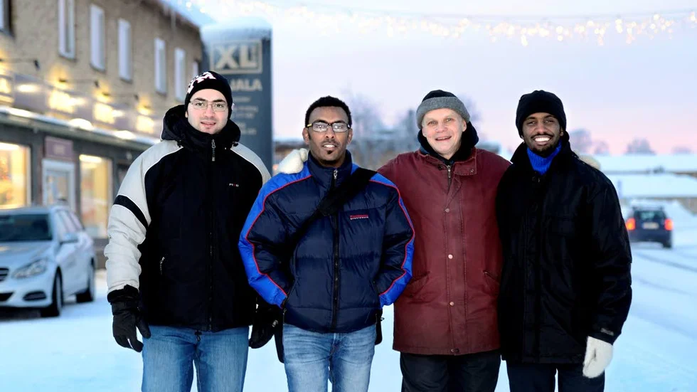 VÄRDEFULLT.  Behållningen när man vågar öppna upp för andra människor är ovärderlig, enligt Kenneth Waara. Men han ser också Saleem Al Hawki, Michael Solomon, Aaron Aronteklay och de andra flyktingarna som en chans för länet och Pajala.