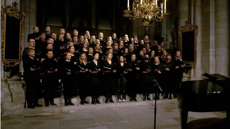 Visbykörens julkonsert 2022, i domkyrkan.