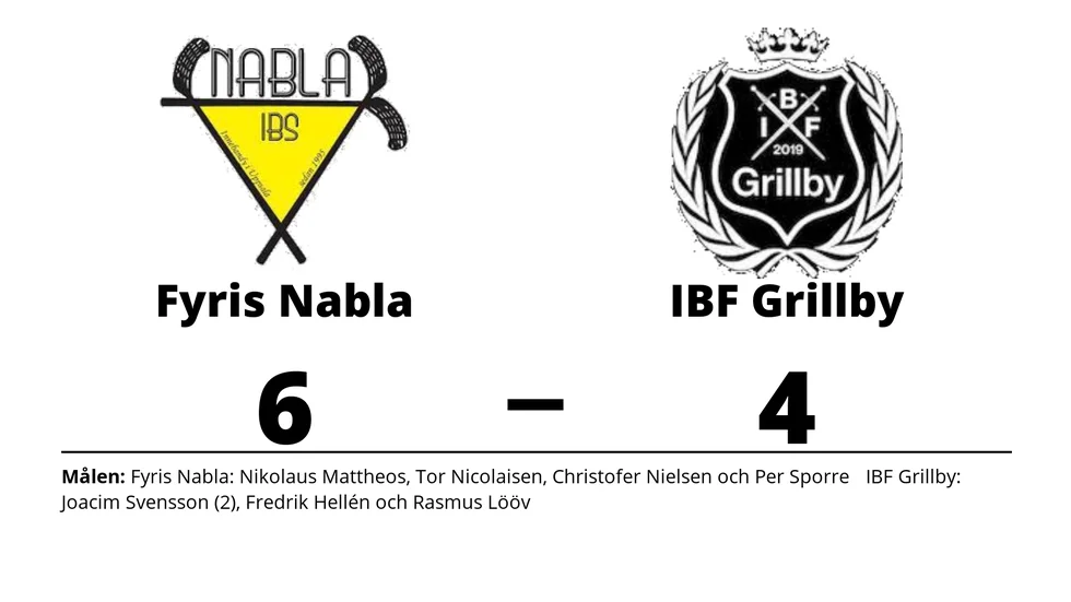 Fyris Nabla IBK vann mot IBF Grillby