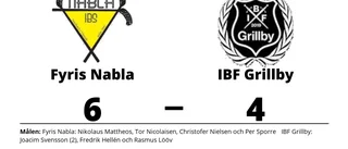 Tredje perioden avgörande när IBF Grillby föll mot Fyris Nabla